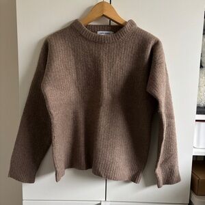 Poppy Barley Classic Tan Wool Sweater